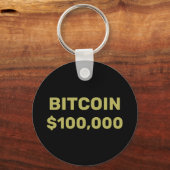 Bitcoin 100000 viering sleutelhanger (Achterkant)