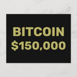 Bitcoin 150000 Celebration Briefkaart