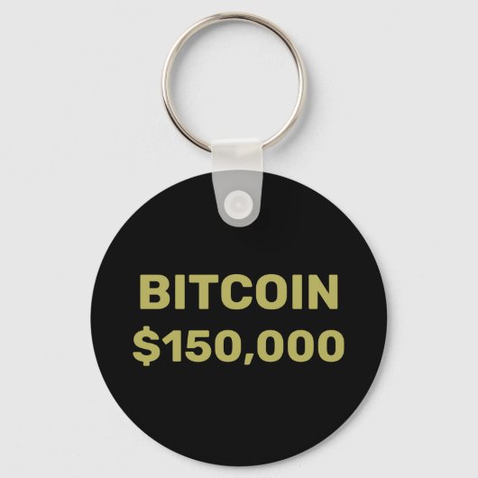 Bitcoin 150000 Celebration Sleutelhanger (Voorkant)