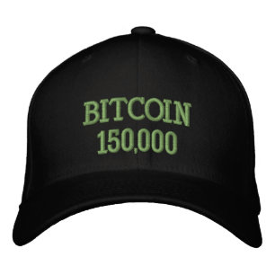 Bitcoin 150000 Viering Geborduurde Pet