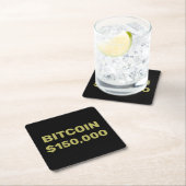 Bitcoin 150000 Viering Kartonnen Onderzetters (Insitu)