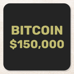 Bitcoin 150000 Viering Kartonnen Onderzetters
