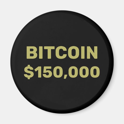Bitcoin 150000 Viering Magneet (Voorkant)