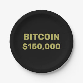 Bitcoin 150000 Viering Papieren Bordje