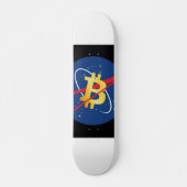 #Bitcoin 2 Maan Skateboard (Voorkant)