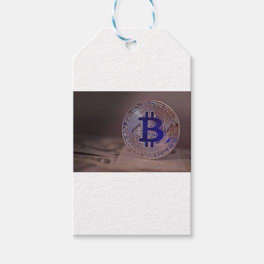 Bitcoin 8 cadeaulabel (Voorkant)