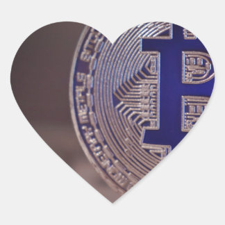 Bitcoin 8 hart sticker