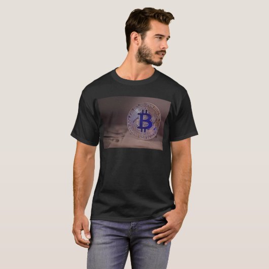 Bitcoin 8 t-shirt (Voorkant volledig)