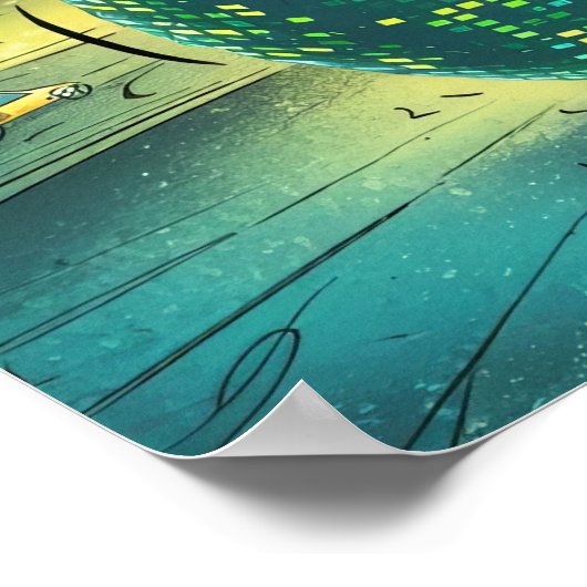 Bitcoin Afstuderen Poster (Hoek)