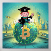 Bitcoin Afstuderen Poster (Voorkant)