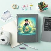 Bitcoin Afstuderen Sticker (iPad Cover)