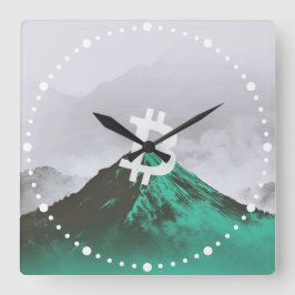 Bitcoin All-Time-High (ATH) Vierkante Klok