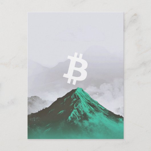 Bitcoin alle-tijden-hoog (ATH) Briefkaart (Voorkant)