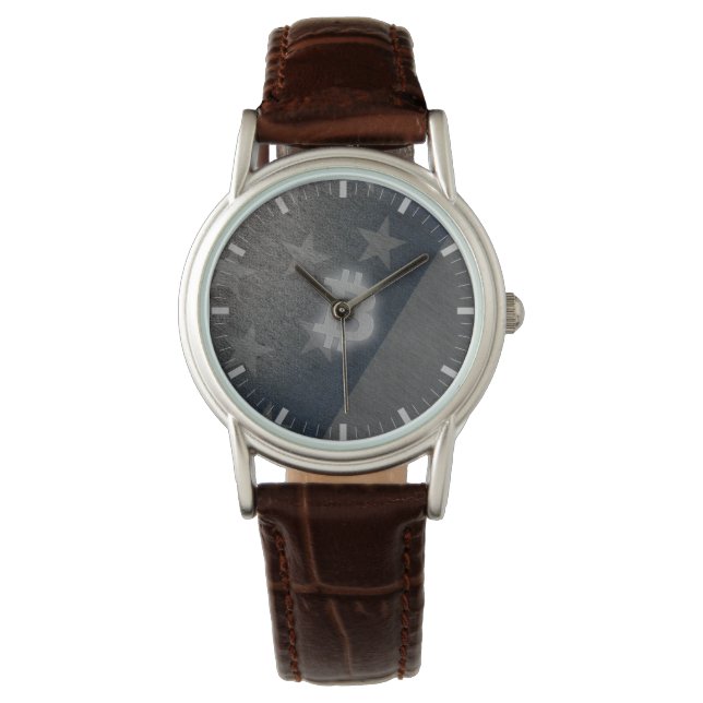 Bitcoin America Horloge (Voorkant)