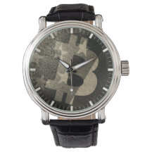 Bitcoin Amerika ₿ (Vintage) Horloge