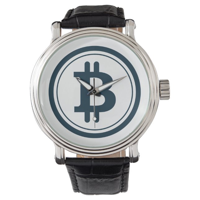 Bitcoin Armbanduhr Horloge (Voorkant)