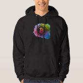 Bitcoin Art Trader Miner Hodl Token Crypto Hoodie (Voorkant)
