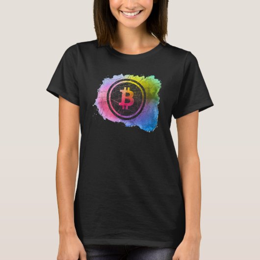 Bitcoin Art Trader Miner Hodl Token Crypto T-shirt (Voorkant)