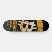Bitcoin Astronaut-Crypto Astronaut Persoonlijk Skateboard (Horizontaal)