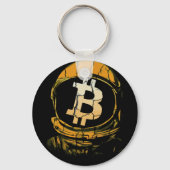 Bitcoin Astronaut-Crypto Astronaut Sleutelhanger (Voorkant)
