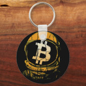 Bitcoin Astronaut-Crypto Astronaut Sleutelhanger (Achterkant)