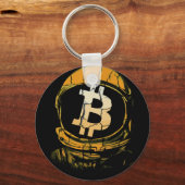 Bitcoin Astronaut-Crypto Astronaut Sleutelhanger (Voorkant)