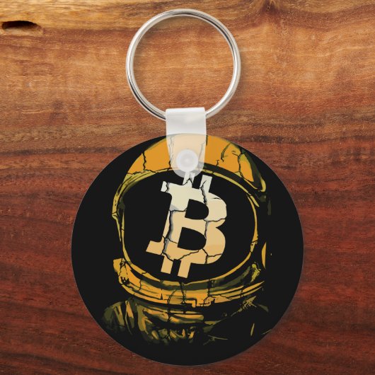 Bitcoin Astronaut-Crypto Astronaut Sleutelhanger (Voorkant)