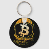 Bitcoin Astronaut-Crypto Astronaut Sleutelhanger (Achterkant)