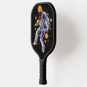 Bitcoin Astronaut naar de maan - Bitcoin Crypto Pickleball Paddle (Links)
