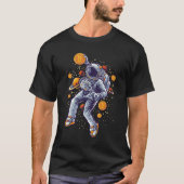 Bitcoin Astronaut naar de maan - Bitcoin Crypto T-shirt (Voorkant)