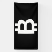 Bitcoin B Cool 4x8 Vinyl Banner (Verticaal)