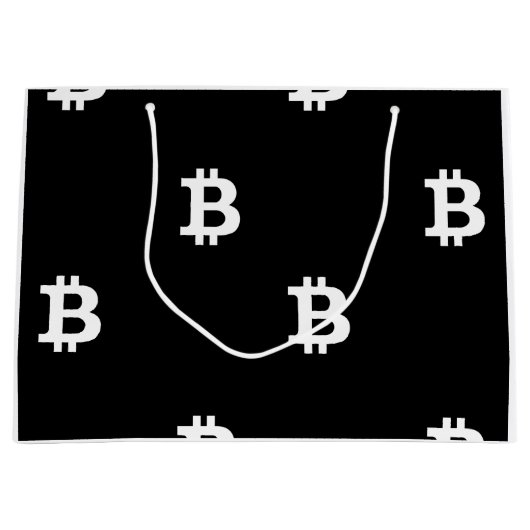 Bitcoin B Cool Grote Cadeautas (Voorkant)
