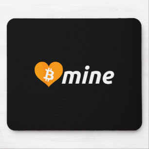 Bitcoin B Mijnafval Cryptovaluta Valentijnsdag Btc Muismat