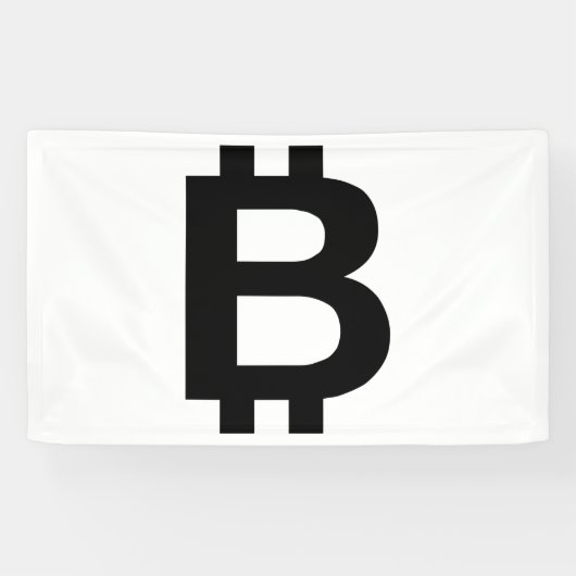 Bitcoin B Vet 3x5 Vinyl Banner (Horizontaal)