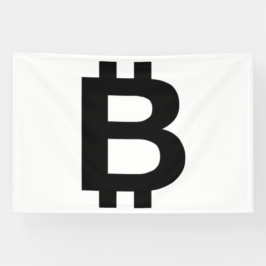 Bitcoin B Vet 4x6 Vinyl Banner (Horizontaal)