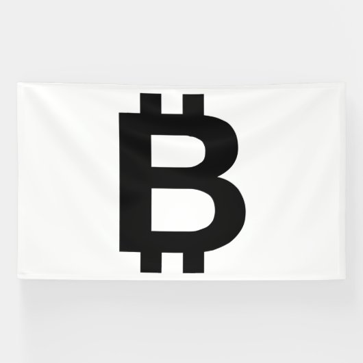Bitcoin B Vet 6x10 Vinyl Banner (Horizontaal)