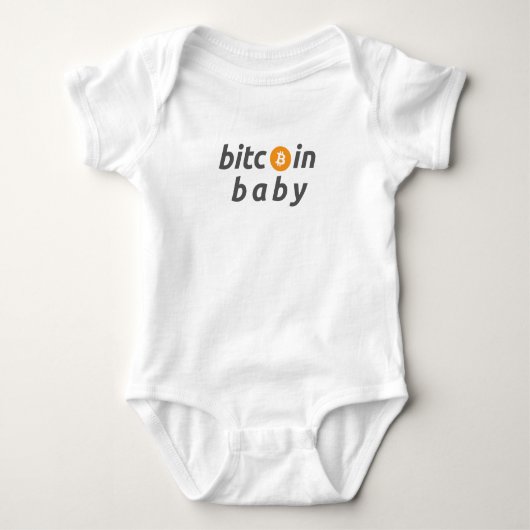 Bitcoin Baby Bodysuit (Voorkant)