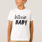 Bitcoin Baby Boy Crypto Street-Style Gift Bitcoin T-shirt (Voorkant)