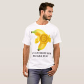 Bitcoin Banana Zone T-shirt (Voorkant volledig)