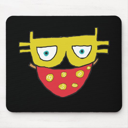 Bitcoin Bandit Muismat (Voorkant)
