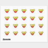 Bitcoin Bandit Ronde Sticker (Vel)