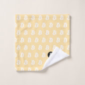 Bitcoin Beige Bad Handdoek (Wasdoekje)