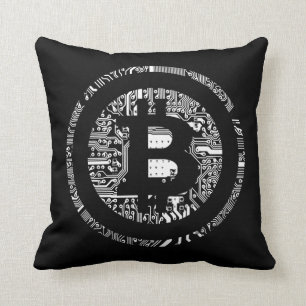 Bitcoin Black Kussen
