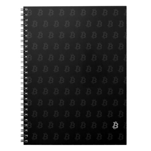 Bitcoin Black Notitieboek (Voorkant)