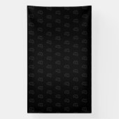 Bitcoin Black Spandoek (Verticaal)