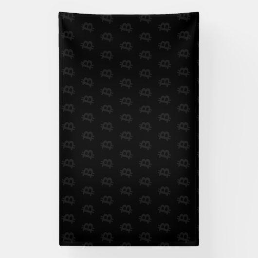 Bitcoin Black Spandoek (Verticaal)