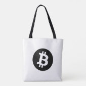 Bitcoin (Black) Tote Bag (Achterkant)