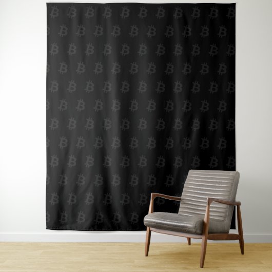 Bitcoin Black Wandkleed (In situ)