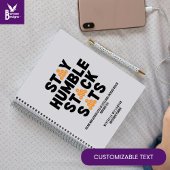 Bitcoin BLIJF NEDERIG STACK SATS Christelijke Cryp Notitieboek