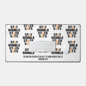 Bitcoin BLIJF NEDERIG STACK SATS Crypto Bureaumat (Keyboard & Muis)